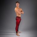 Legginsy treningowe męskie Venum Wolf Atak Spats black/red 2