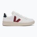 Buty damskie VEJA V-12 Leather white/marsala/nautico 2
