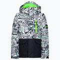 Kurtka snowboardowa dziecięca Quiksilver Mission Printed Block black quik archives original