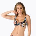 Góra od stroju kąpielowego ROXY Beach Classics Underwired D-Cup anthracite/island vibes