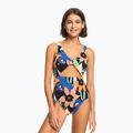 Strój kąpielowy jednoczęściowy damski ROXY Color Jam anthracite flower jammin 5