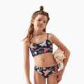 Strój kąpielowy dwuczęściowy dziecięcy ROXY Vacay For Life Crop Top Set mood indigo alma swim 5