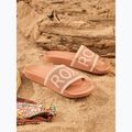 Klapki damskie ROXY Slippy Knit wheat/turkish coffee 14