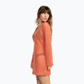 Sukienka damska ROXY Love Coastline Beach V Neck apricot brandy 5