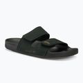 Klapki męskie Quiksilver Rivi Leather Double Adjust black 1