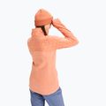 Bluza damska ROXY Sayna Half Zip peach pink roxygram tonal 4