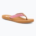 Japonki damskie ROXY Porto Raffia II raspberry