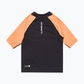 Koszulka do pływania dziecięca Quiksilver Everyday UPF50 black/melon 2