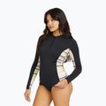 Longsleeve do pływania damski Billabong Surf Capsule 1/2 Zip black multi 4