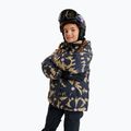 Kurtka snowboardowa dziecięca ROXY Askamoon fennel seed/big flower Rg 2