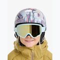 Gogle snowboardowe dziecięce ROXY Missy big flowers/clux ml light blue 6