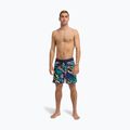 Szorty kąpielowe męskie Quiksilver Surfsilk Scallop 18" dark navy interact floral 2