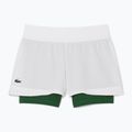 Spodenki tenisowe damskie Lacoste GF8598 white/green