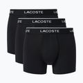 Bokserki męskie Lacoste 5H3202 Microfibra Negro 3 pack black