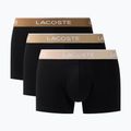 Bokserki męskie Lacoste 5H1297 3 pack black/sisal/viennese/cookie
