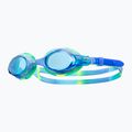 Okulary do pływania dziecięce TYR Swimple Tie Dye Non-Mirrored blue/blue/green