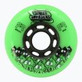 Kółka do rolek FR Skates Street Invaders Wheels 80mm/84A X4 green/black