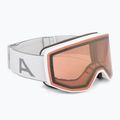 Gogle narciarskie Alpina Venet QV white matt/gold