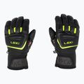 Rękawice narciarskie dziecięce LEKI WCR Team 3D Junior black ice/lemon 4