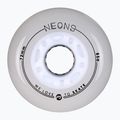 Kółka do rolek Powerslide Neons LED 72 mm/85A 4 szt. white