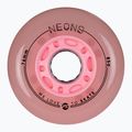 Kółka do rolek Powerslide Neons LED 76 mm/85A 4 szt. rose