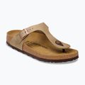 Klapki BIRKENSTOCK Gizeh Oiled Leather tabacco brown 8