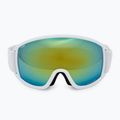 Gogle narciarskie UVEX Topic white matt/mirror orange blue 2