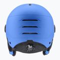 Kask narciarski dziecięcy UVEX Rocket Visor Jr blue matt/mirror blue/smoke 11