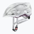 Kask rowerowy UVEX City Active silver/plum matt 8