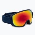 Gogle narciarskie UVEX Topic navy matt/mirror rainbow rose