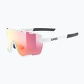 Okulary przeciwsłoneczne UVEX Sportstyle 236 Small Set white matt/mirror red/clear