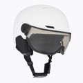 Kask narciarski UVEX Wanted Visor V white matt/variomatc smoke
