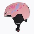 Kask narciarski dziecięcy UVEX Viti Jr pink puzzle 5