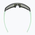 Okulary przeciwsłoneczne dziecięce UVEX Skyryse Jr grey/green matt/mirror blue 4