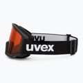 Gogle narciarskie UVEX Athletic LGL black matt/orange/clear 4