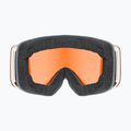 Gogle narciarskie dziecięce UVEX Pwdr LG Jr white matt/orange/clear 2