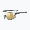 Okulary przeciwsłoneczne UVEX Skyryse smoke matt/mirror gold