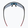 Okulary przeciwsłoneczne UVEX Pace Stage black matt/mirror red 5
