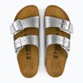 Klapki damskie BIRKENSTOCK Arizona BF Narrow silver 8