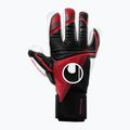 Rękawice bramkarskie dziecięce uhlsport Powerline Absolutgrip Finger Surround czarne/czerwone/białe