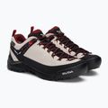 Buty podejściowe damskie Salewa Wildfire Leather GTX oatmeal/black 4