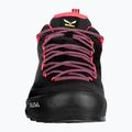 Buty podejściowe damskie Salewa Wildfire Leather GTX black/fluo coral 10