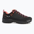 Buty podejściowe damskie Salewa Wildfire Leather GTX black/fluo coral 2