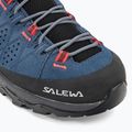 Buty trekkingowe damskie Salewa Alp Trainer 2 Mid GTX java blue/fluo coral 8