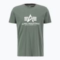 Koszulka męska Alpha Industries Basic vintage green