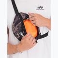 Saszetka nerka Alpha Industries Rubber Print Waistbag black camo 3