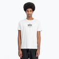 Koszulka męska Alpha Industries Basic Mid Logo white