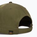 Czapka z daszkiem męska Alpha Industries Metal Label dark olive 4