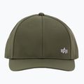 Czapka z daszkiem męska Alpha Industries Metal Label dark olive 5