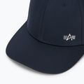 Czapka z daszkiem męska Alpha Industries Metal Label rep blue/chrome 3